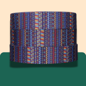 ALÇA ACETINADA SUBLIMADA ESTAMPADA TRIBAL AKA